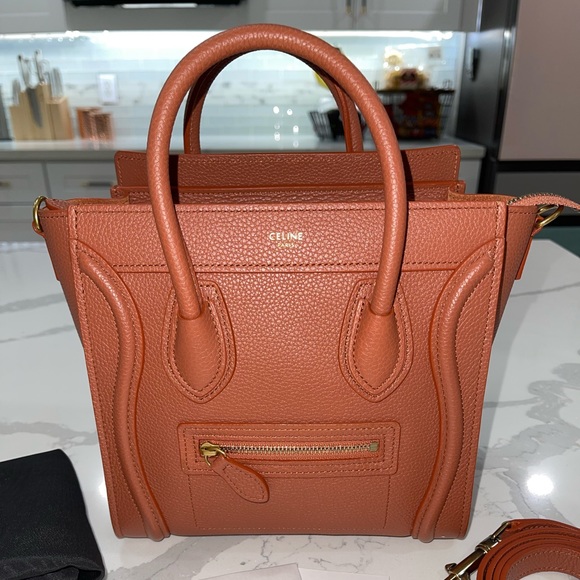 Celine Bags Nwt Authentic Celine Luggage Nano Shoulder Crossbody